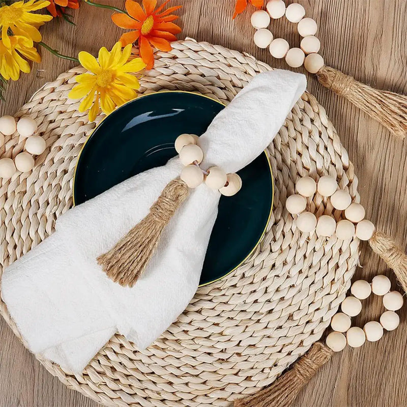 Anéis de Guardanapo Madeira Naturale