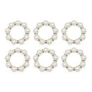 Anéis de Guardanapo Pérola para Mesa Posta