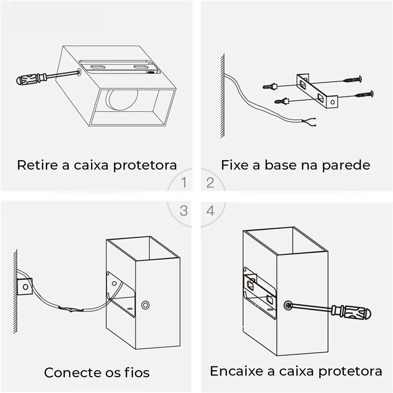 Arandela de Parede Interna Clarity
