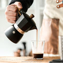 Cafeteira Italiana Moka Alça de Madeira