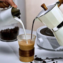 Cafeteira Italiana Moka Alça de Madeira