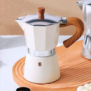 Cafeteira Italiana Moka Alça de Madeira