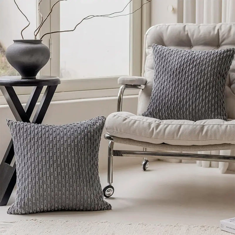 Capa de Almofada Veludo Cotelê 45X45