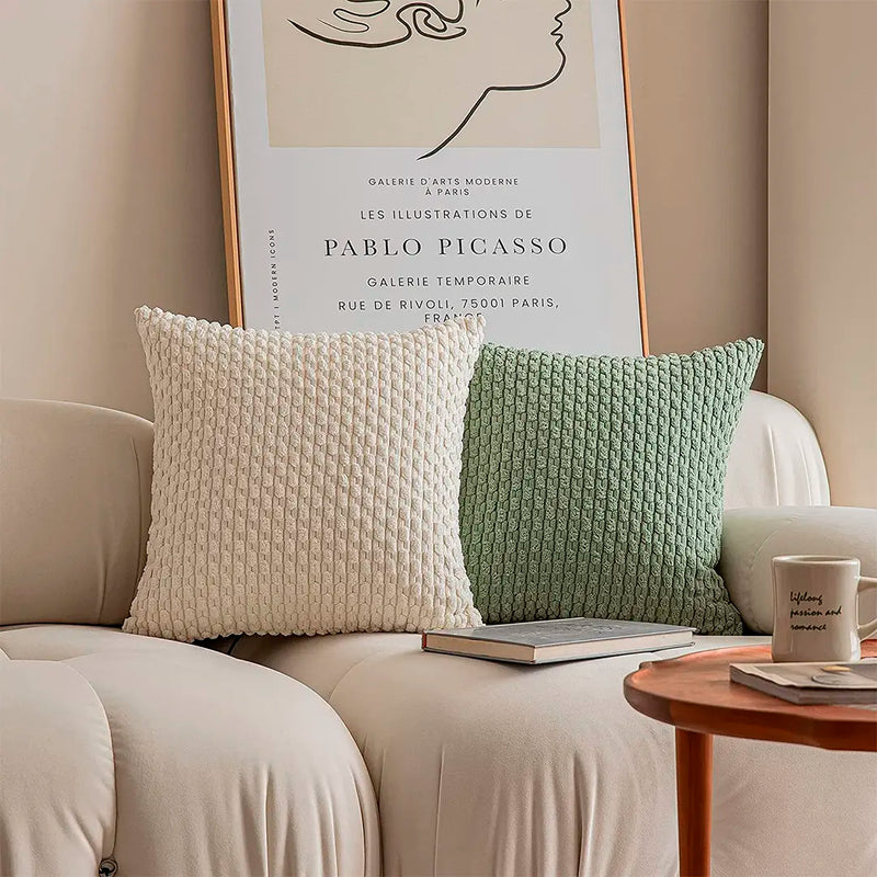 Capa de Almofada Veludo Cotelê 45X45