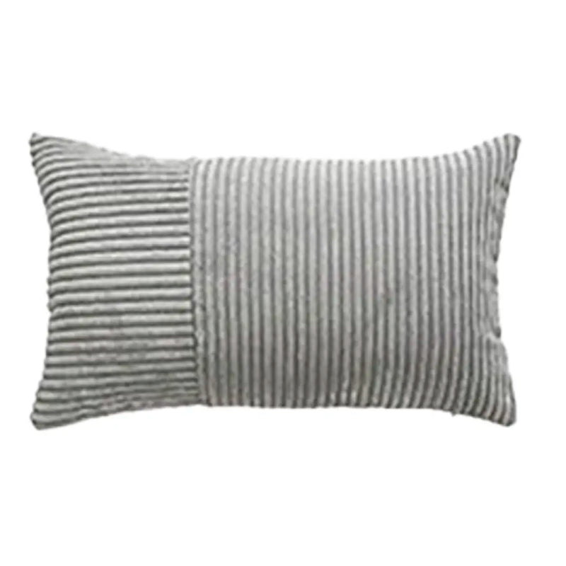 Capa de Almofada Veludo Listrado