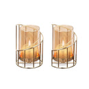 Castiçal de Vidro Decorativo Lumiere