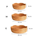 Cesta de Palha de Vime Feita à Mão
