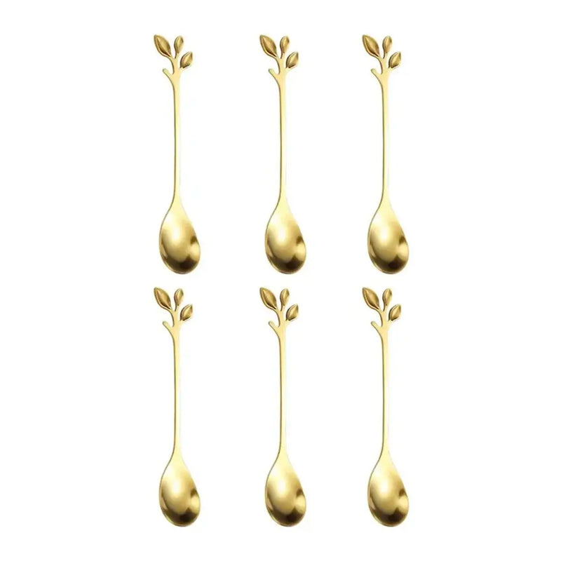 Colher de Chá em Aço Inox Decorada