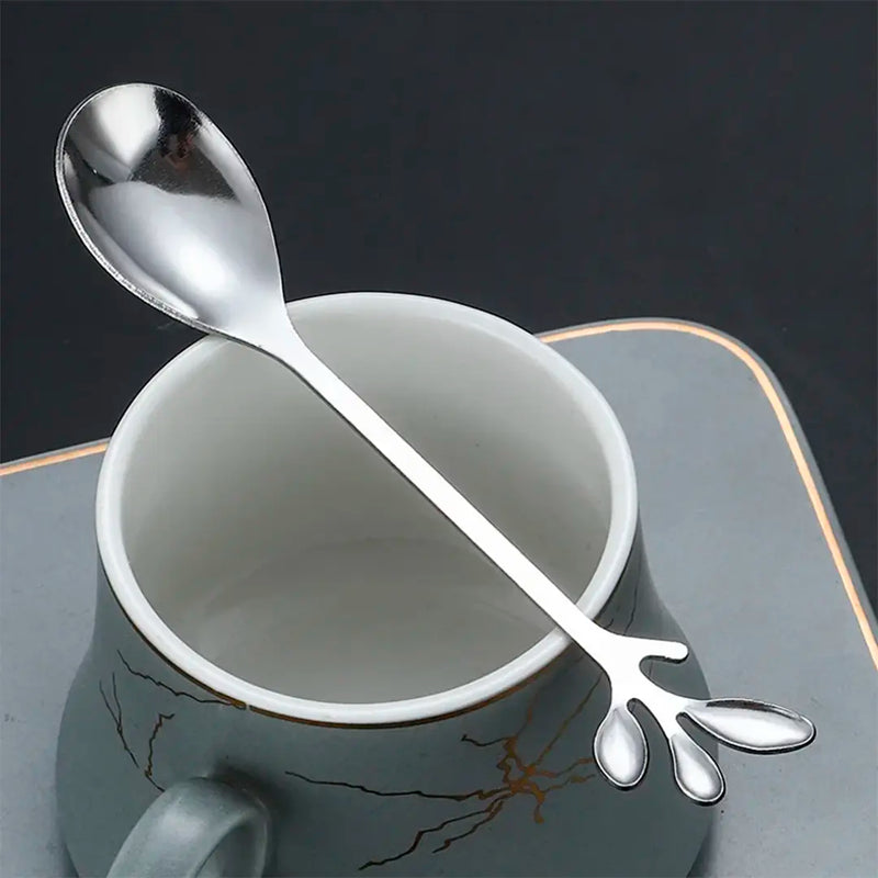 Colher de Chá em Aço Inox Decorada