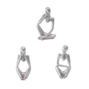 Conjunto Estátua de Resina O Pensador