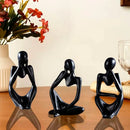 Conjunto Estátua de Resina O Pensador
