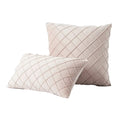 Conjunto de Capas de Almofada em Veludo Geométrico