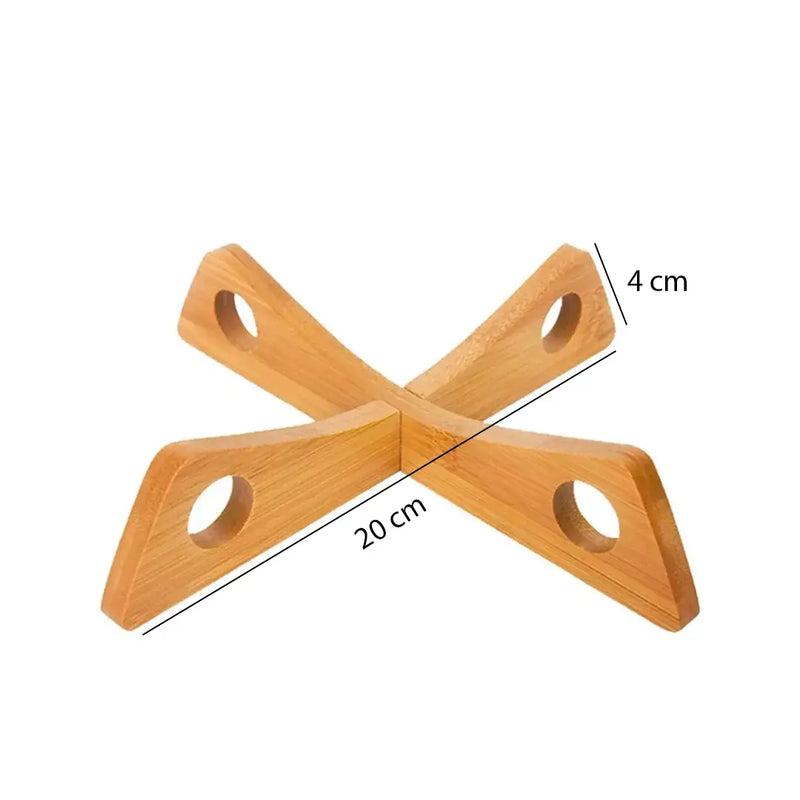 Descanso de Panela de Bambu Natural