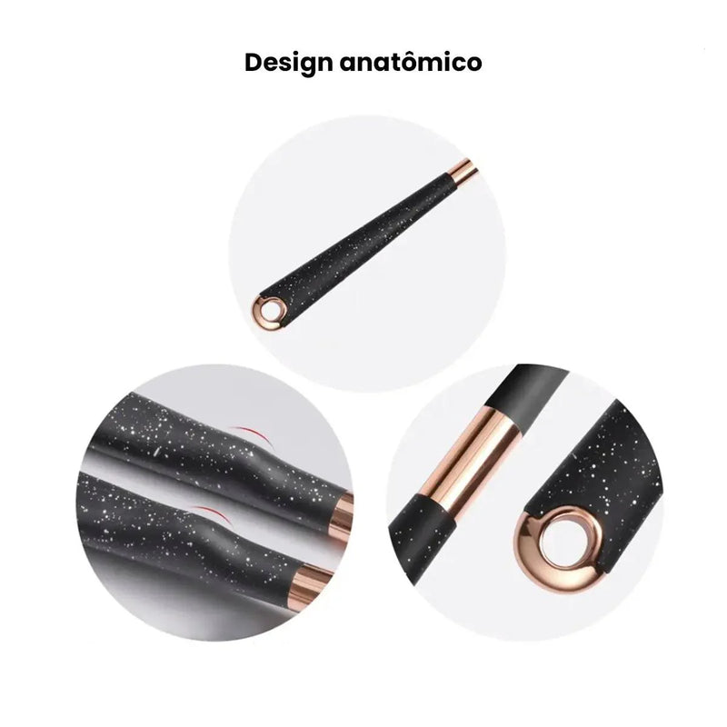 Kit Utensílios de Cozinha de Silicone Rose Gold 6 ou 10 Peças
