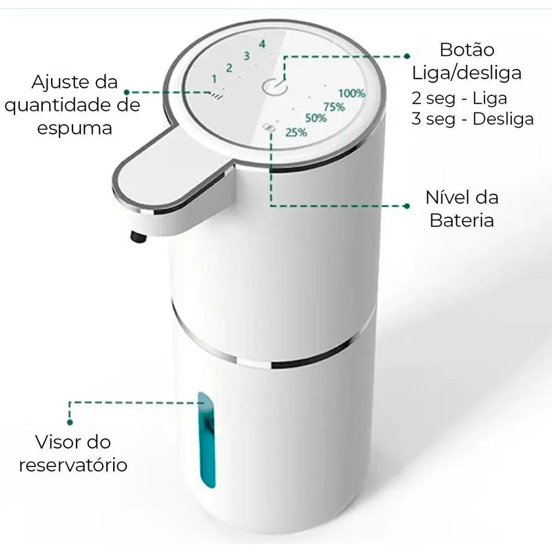 Dispenser de Sabonete Líquido Automático