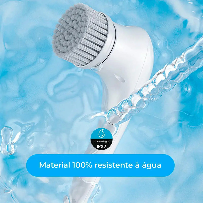 Escova Elétrica de Limpeza Multifuncional 5 em 1