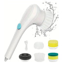 Escova Elétrica de Limpeza Multifuncional 5 em 1