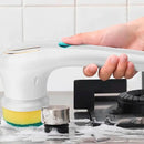 Escova Elétrica de Limpeza Multifuncional 5 em 1