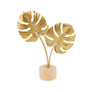 Escultura Decorativa Dourada Sienna