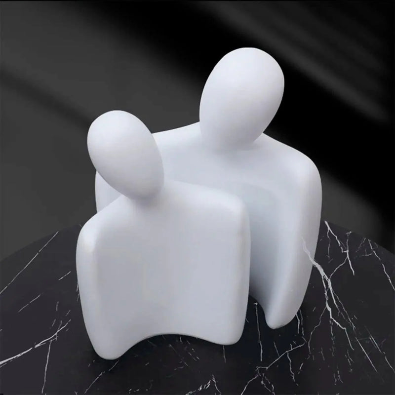 Esculturas Decorativas em Resina Amantes Nórdicos