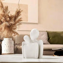 Esculturas Decorativas em Resina Amantes Nórdicos