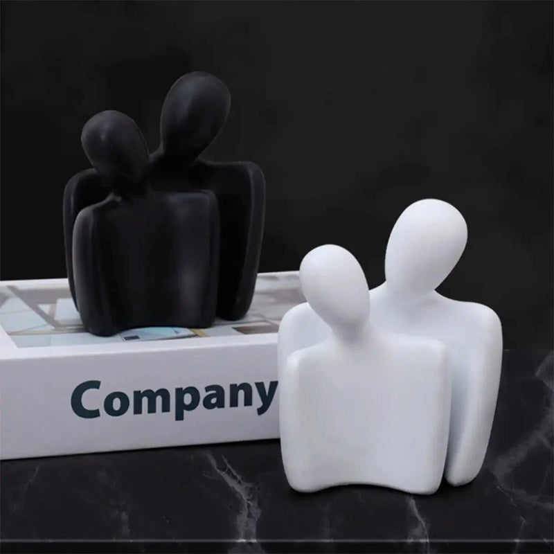 Esculturas Decorativas em Resina Amantes Nórdicos