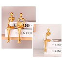 Esculturas Modernas em Resina Tríade Abstrata