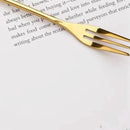 Garfo de Sobremesa em Aço Inox Decorado