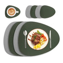 Jogo Americano Dupla Face com Porta Copos - 4 lugares