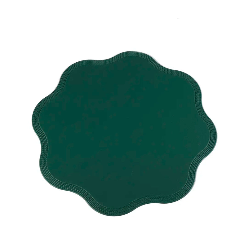 Jogo Americano Redondo de Couro Premium