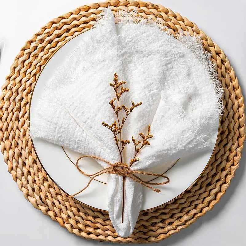 Jogo de Guardanapos de Algodão para Mesa Posta