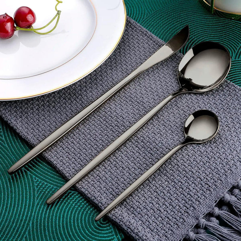 Jogo de Talheres Inox 24 peças