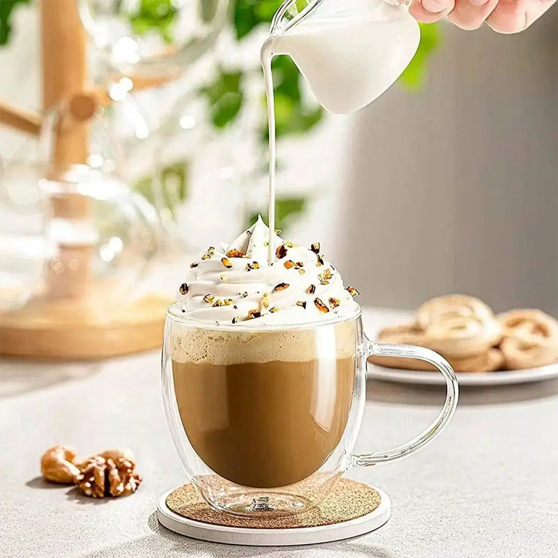 Jogo de Xícaras para Café Parede Dupla