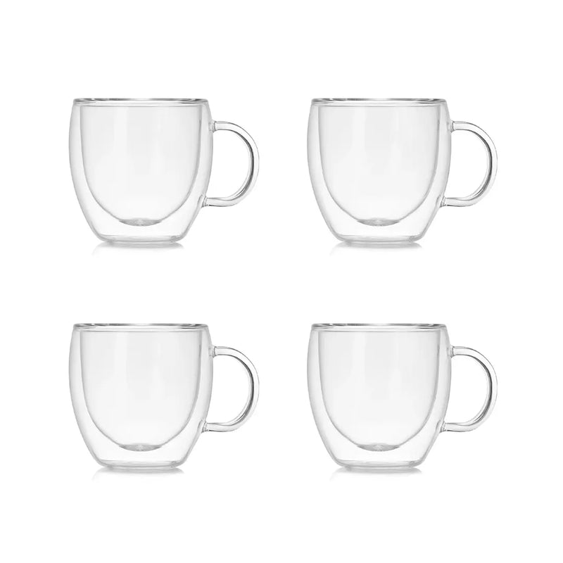 Jogo de Xícaras para Café Parede Dupla