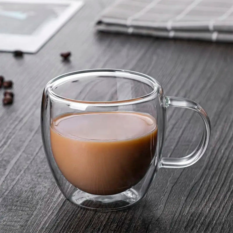 Jogo de Xícaras para Café Parede Dupla