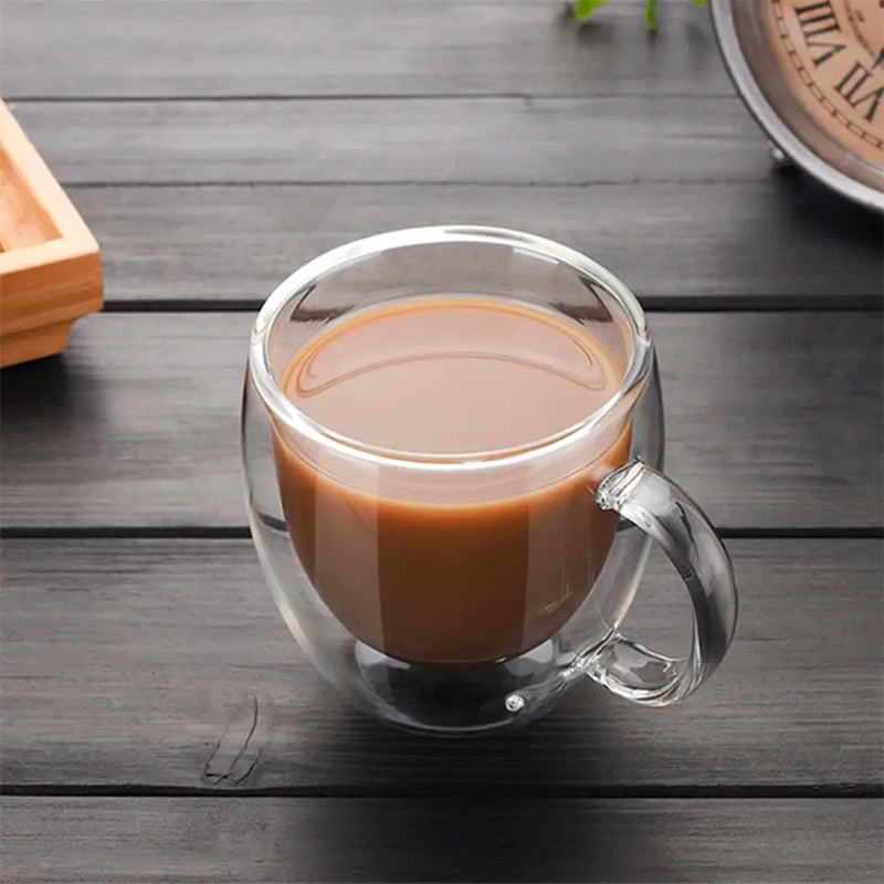 Jogo de Xícaras para Café Parede Dupla