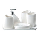 Kit Banheiro Lavabo em Cerâmica Elegance