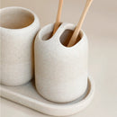 Kit Banheiro Lavabo em Resina Essência