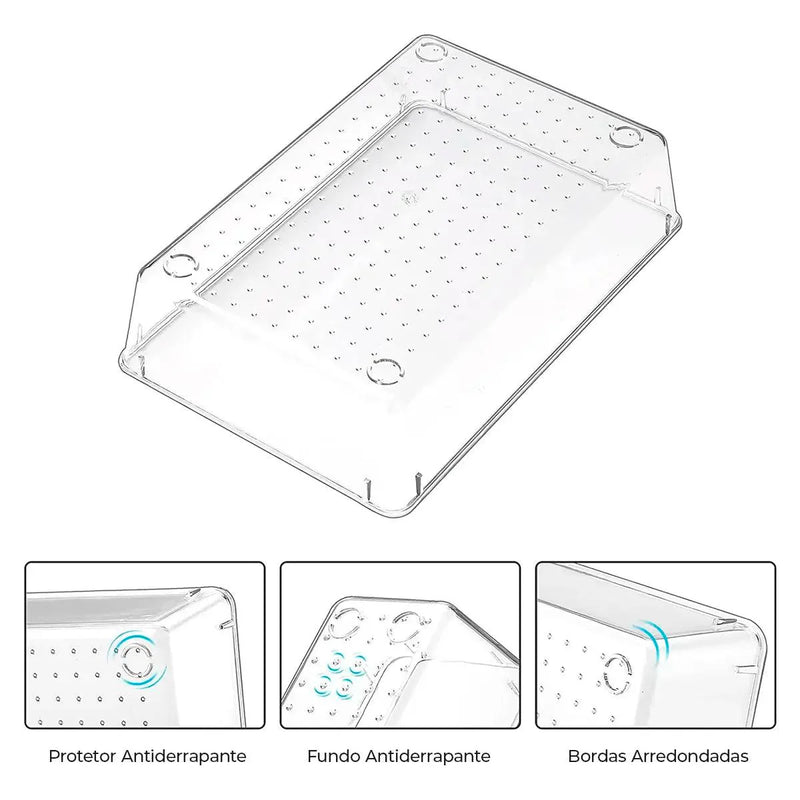 Kit Organizador de Gaveta em Acrílico