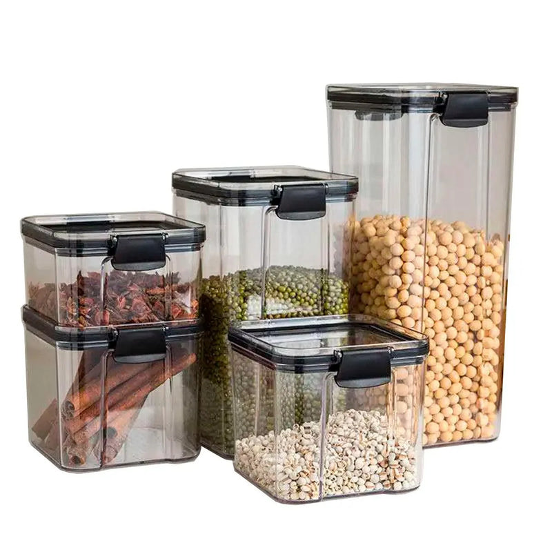 Kit Potes Herméticos Porta Mantimentos