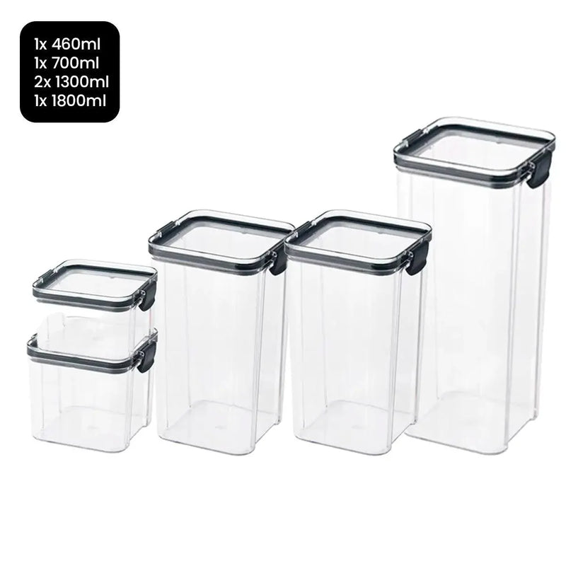 Kit Potes Herméticos Porta Mantimentos