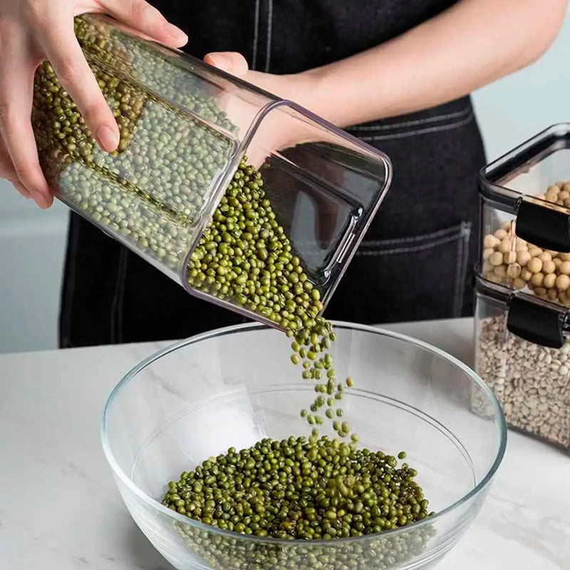 Kit Potes Herméticos Porta Mantimentos