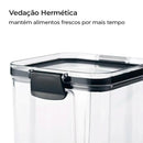 Kit Potes Herméticos Porta Mantimentos