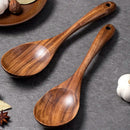 Kit Utensílios de Cozinha 5 peças de Madeira