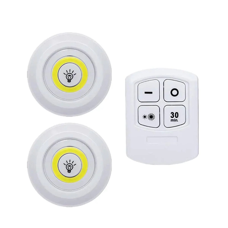 Kit de Lâmpadas de Led Sem Fio com Controle Remoto