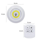 Kit de Lâmpadas de Led Sem Fio com Controle Remoto