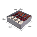 Kit de Organizadores de Gaveta para Roupas Íntimas - 3 peças