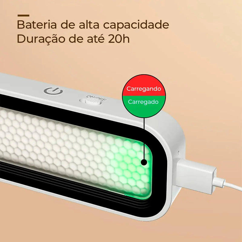 Luminária Magnética de Led com Controle Remoto