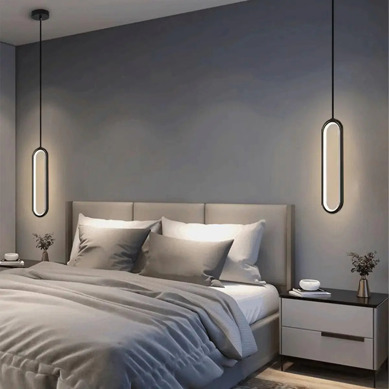 Luminária Pendente Oval Minimal