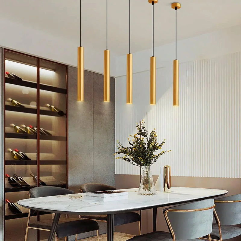 Luminária Pendente Tubular Shine